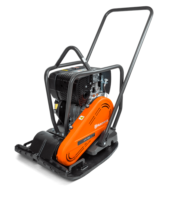 Husqvarna LFV 100 LFV 100 LFV 100 is a fast-operating forward plate compactor, ideal for compacting thin to medium layers of soils. Optimised speed enable easy compaction with high productivity.