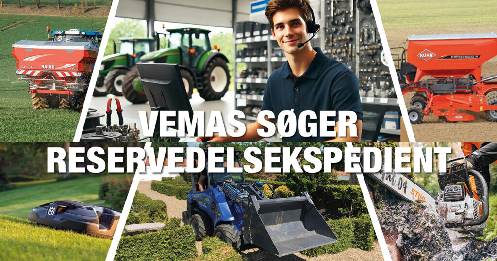 Vemas Stillingsopslag Reservedelsekspedient