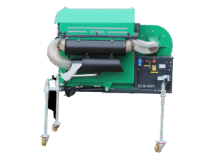 STAMA ELS-L er en ladmonteret, elektrisk sugeenhed med trådløs styring, hydraulisk tip og 180° arbejdsområde. Støjsvag, emissionsfri og ideel til professionel brug.