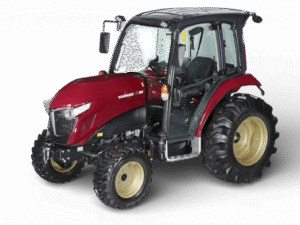 Yanmar YT 359 4WD kompakttraktor med 59 hk Stage 5 motor og i-HMT transmission. Høj trækkraft, lavt effekttab og rummelig kabine med A/C.