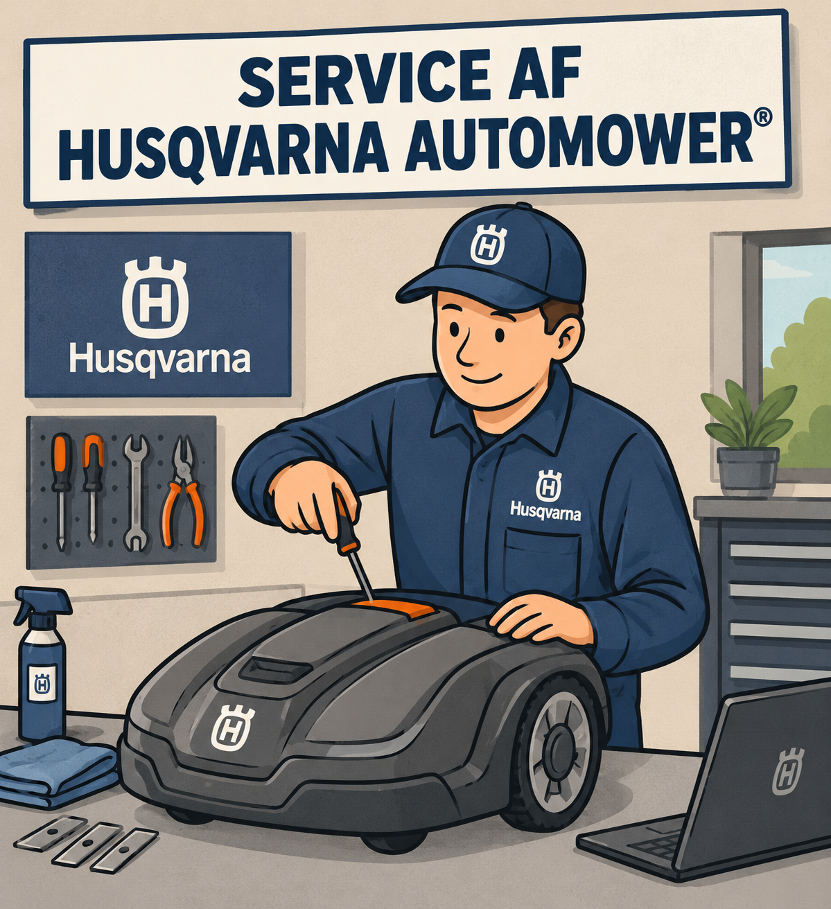 Service af Husqvarna Automower®